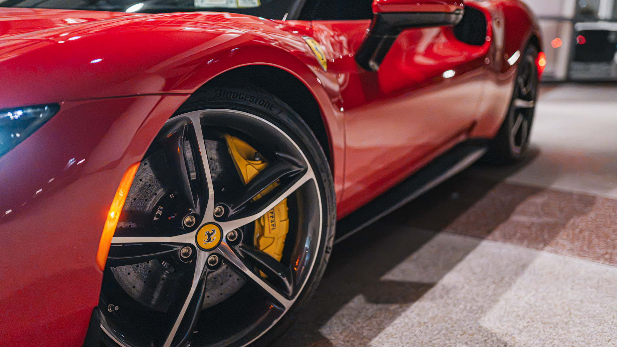 Ferrari 296 GTB exterior rental Monarq Motors