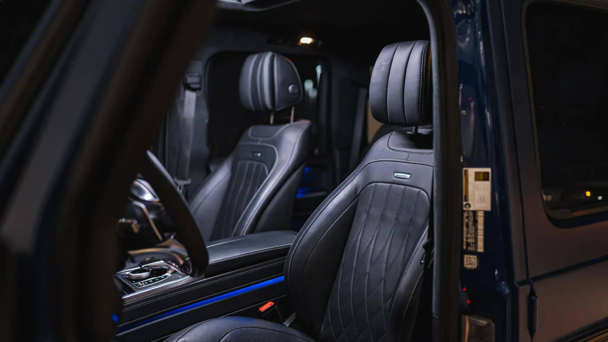 Blue Mercedes AMG G 63 gallery photo 4 of 10 for Monarq Motors.