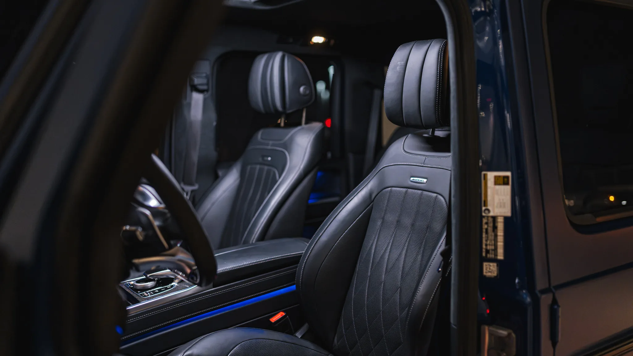 Blue Mercedes AMG G 63 gallery photo 5 of 10 for Monarq Motors.