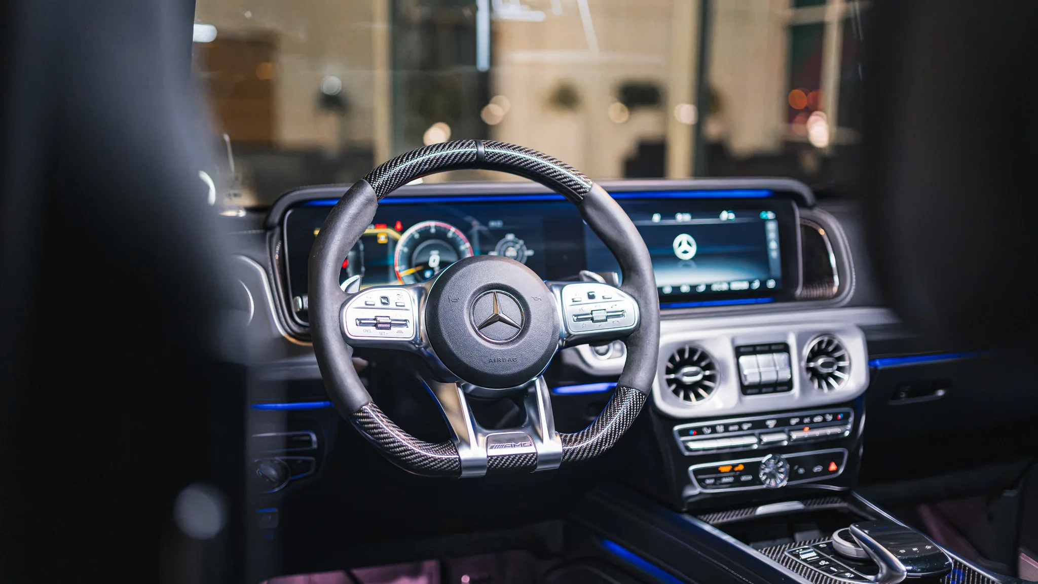 Blue Mercedes AMG G 63 gallery photo 6 of 10 for Monarq Motors.